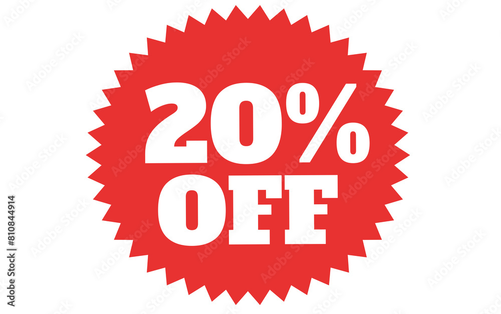 20% Off symbol