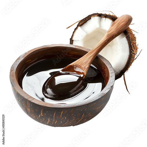 Photo of Coconut aminos, Isolated on white background