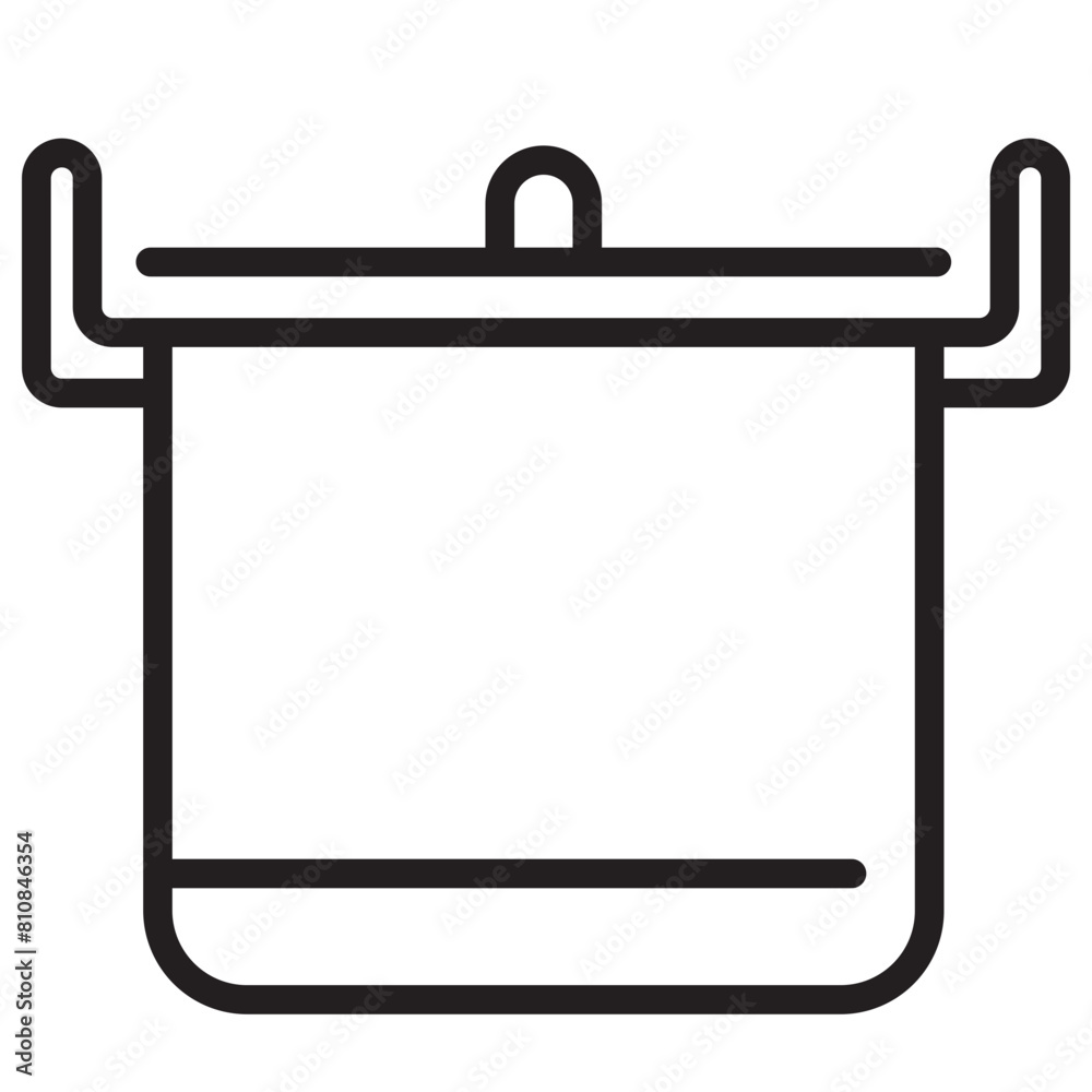 Cooking Ware Line Icon Cooking Ware Line Icon