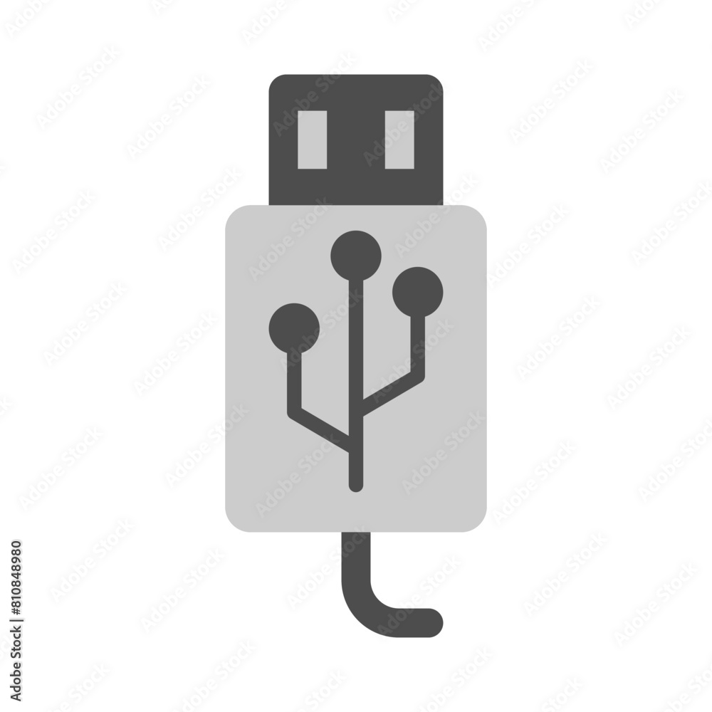 USB Cable Connector Dual Tone Classic USB Cable Connector Dual Tone Classic