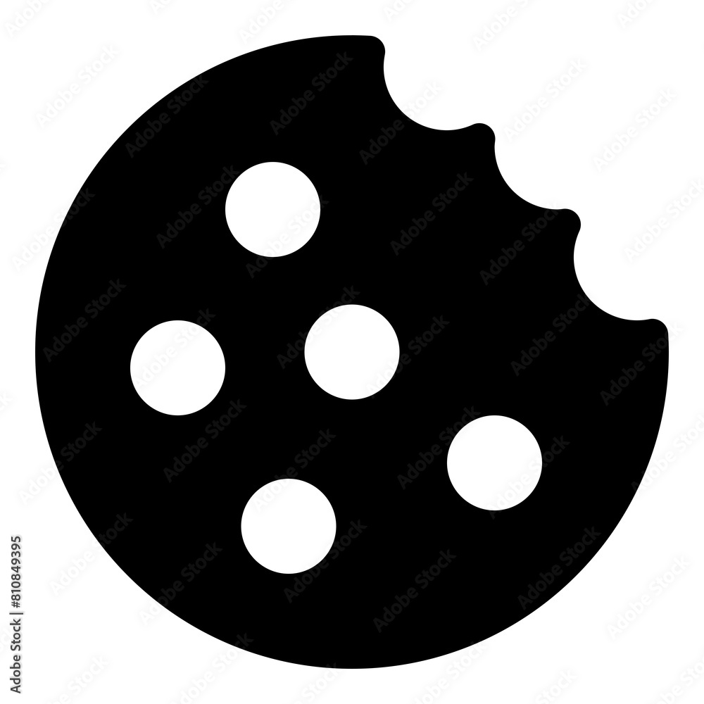 Cookie icon for snack, food and website Cookie icon for snack, food and website