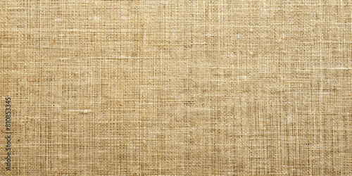 Brown beige natural cotton linen textile texture background banner panorama