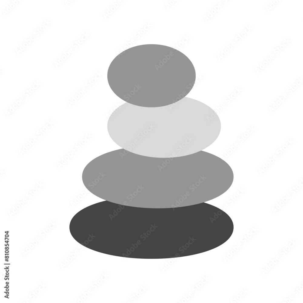 Editable stone balancing, zen, stack vector icon. Wellness, spa, relaxation. Part of a big icon set family. Perfect for web and app interfaces, presentations, infographics, etc Editable stone balancing, zen, stack vector icon. Wellness, spa, relaxation. Part of a big icon set family. Perfect for web and app interfaces, presentations, infographics, etc