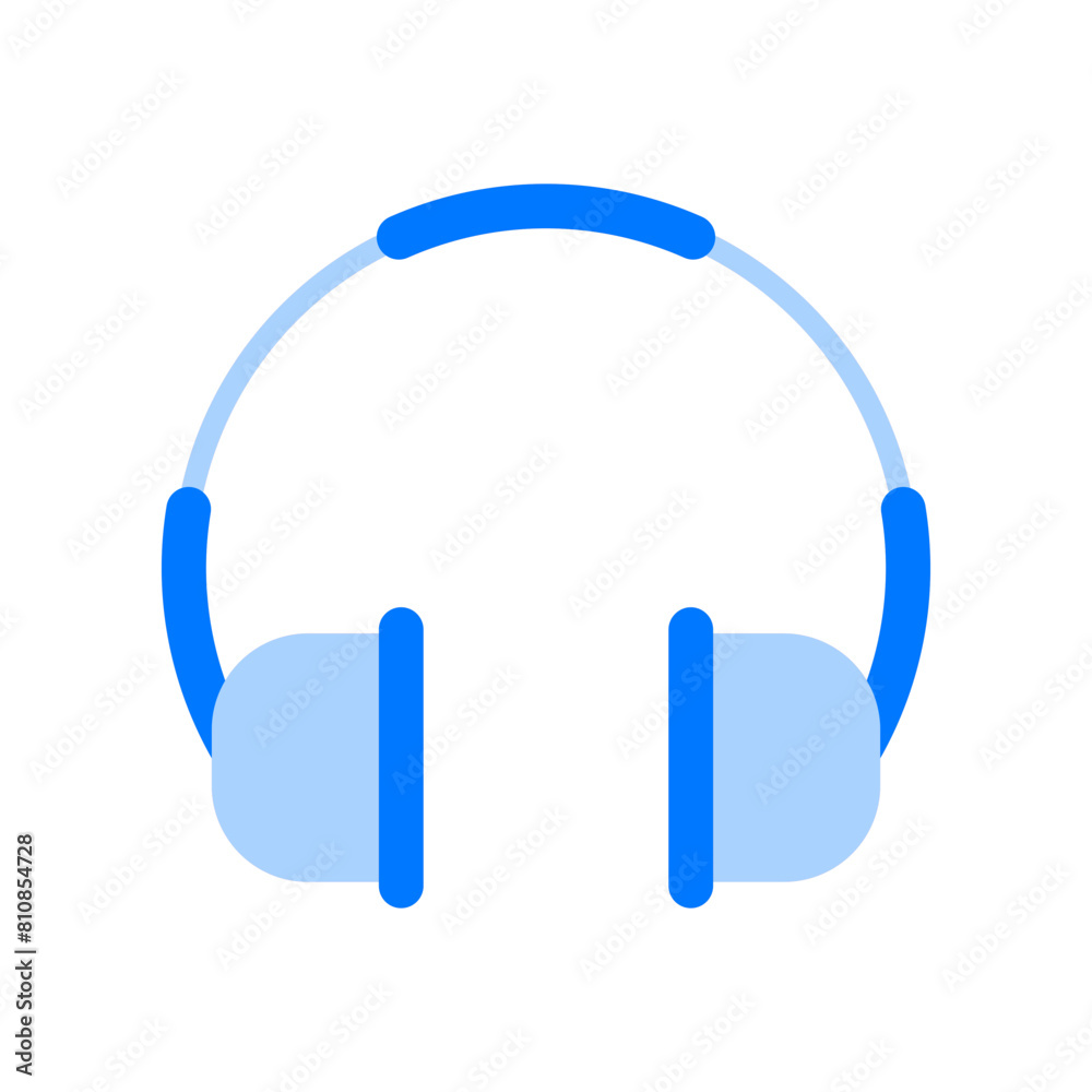 Earphone Blue Flat