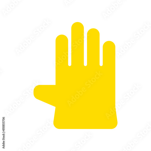 Editable rubber glove vector icon. Industry, household, gardening, landscaping. Part of a big icon set family. Perfect for web and app interfaces, presentations, infographics, etc