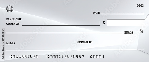 blank cheque 18 in euro - 1