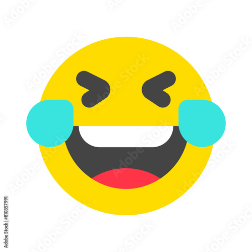 Editable laughing-out-loud expression emoticon vector icon. Part of a big icon set family. Part of a big icon set family. Perfect for web and app interfaces, presentations, infographics, etc