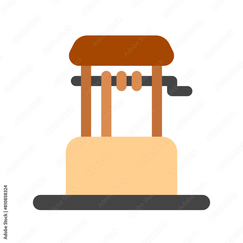 Editable water well vector icon. Water source, rural, structure. Part of a big icon set family. Perfect for web and app interfaces, presentations, infographics, etc Editable water well vector icon. Water source, rural, structure. Part of a big icon set family. Perfect for web and app interfaces, presentations, infographics, etc