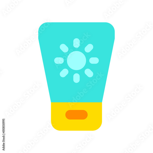 Editable sunblock vector icon. Cosmetics, makeup, skincare, beauty. Part of a big icon set family. Perfect for web and app interfaces, presentations, infographics, etc
