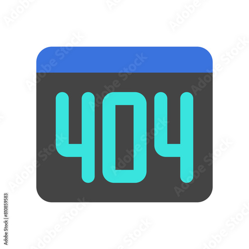 Editable 404 error, page not found vector icon. Part of a big icon set family. Perfect for web and app interfaces, presentations, infographics, etc