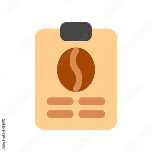 Editable coffee shop menu vector icon. Cafe, coffee shop, restaurant, drink, beverages. Part of a big icon set family. Perfect for web and app interfaces, presentations, infographics, etc