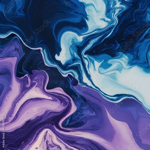 Modern colorful flow poster. Wave Liquid shape in black color background. Art design for your design 