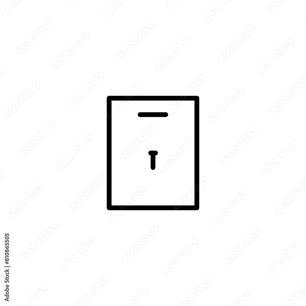 keyhole line icon keyhole line icon