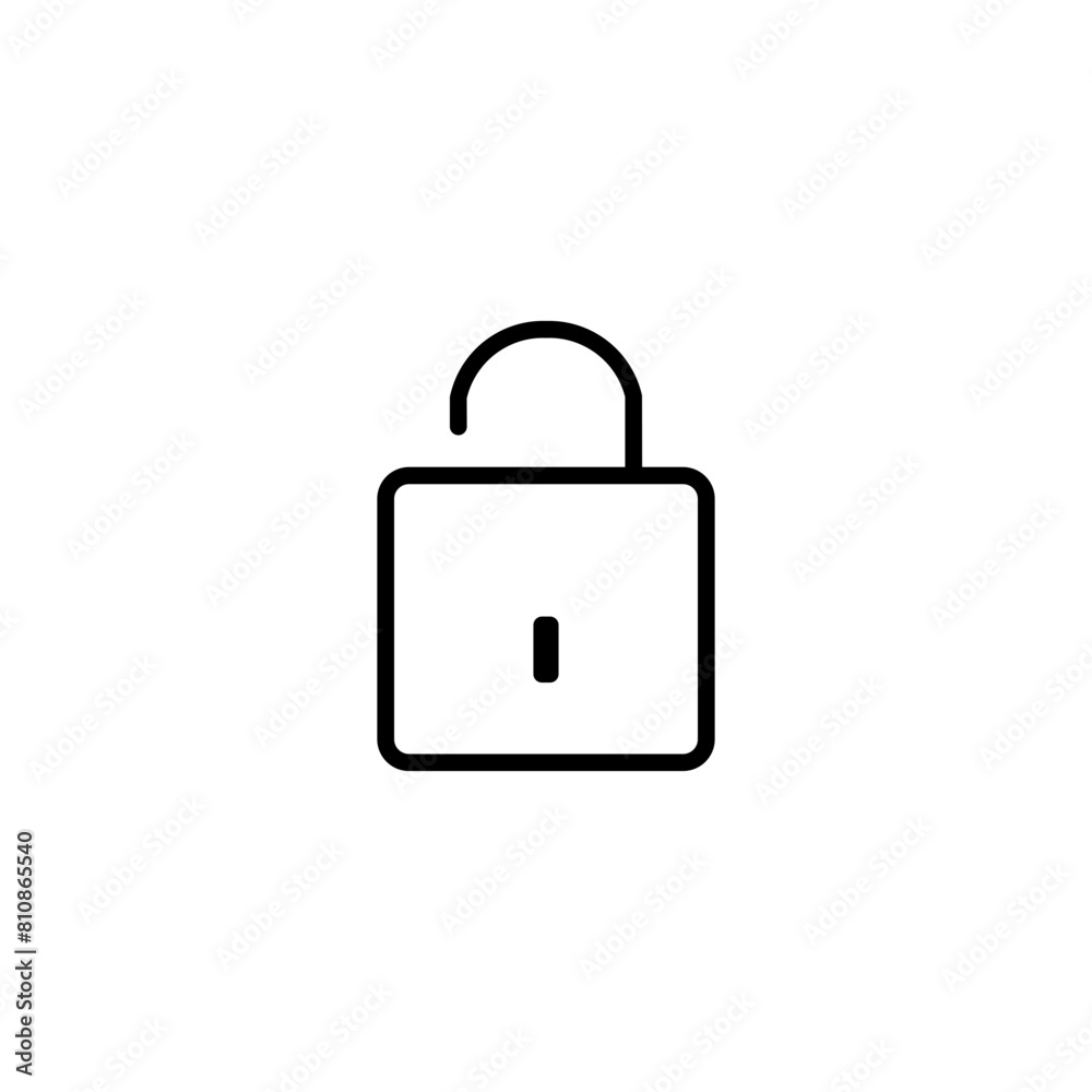 padlock line icon padlock line icon