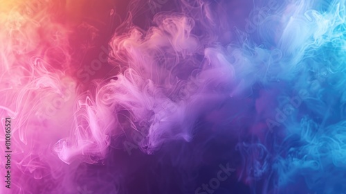 Close-up shot of smoke against a black backdrop. Ideal for abstract backgrounds