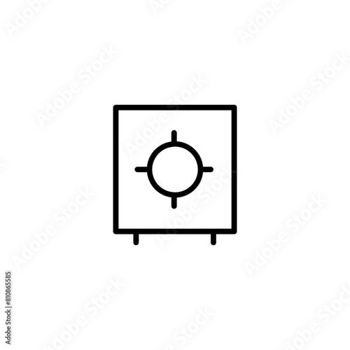 safebox line icon