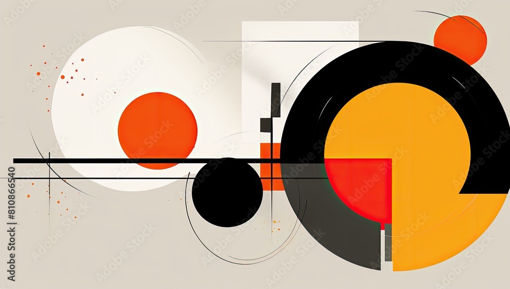 Obraz premium Circular Flow: Abstract Background with Overlapping Concentric Circles