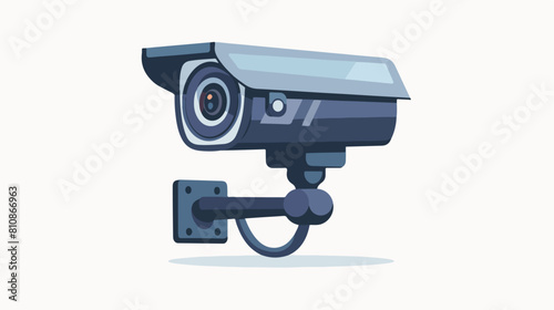 CCTV surveillance and security camera icon. Video 