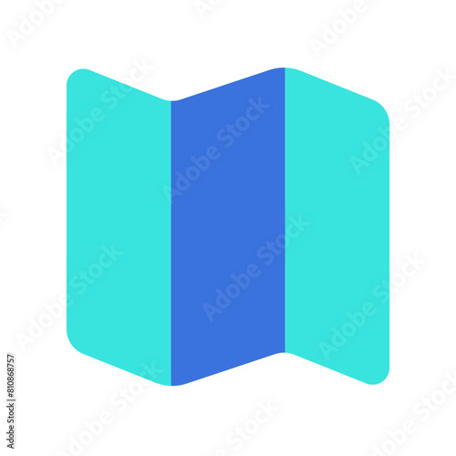 Editable map vector icon. Map, location, navigation. Part of a big icon set family. Perfect for web and app interfaces, presentations, infographics, etc