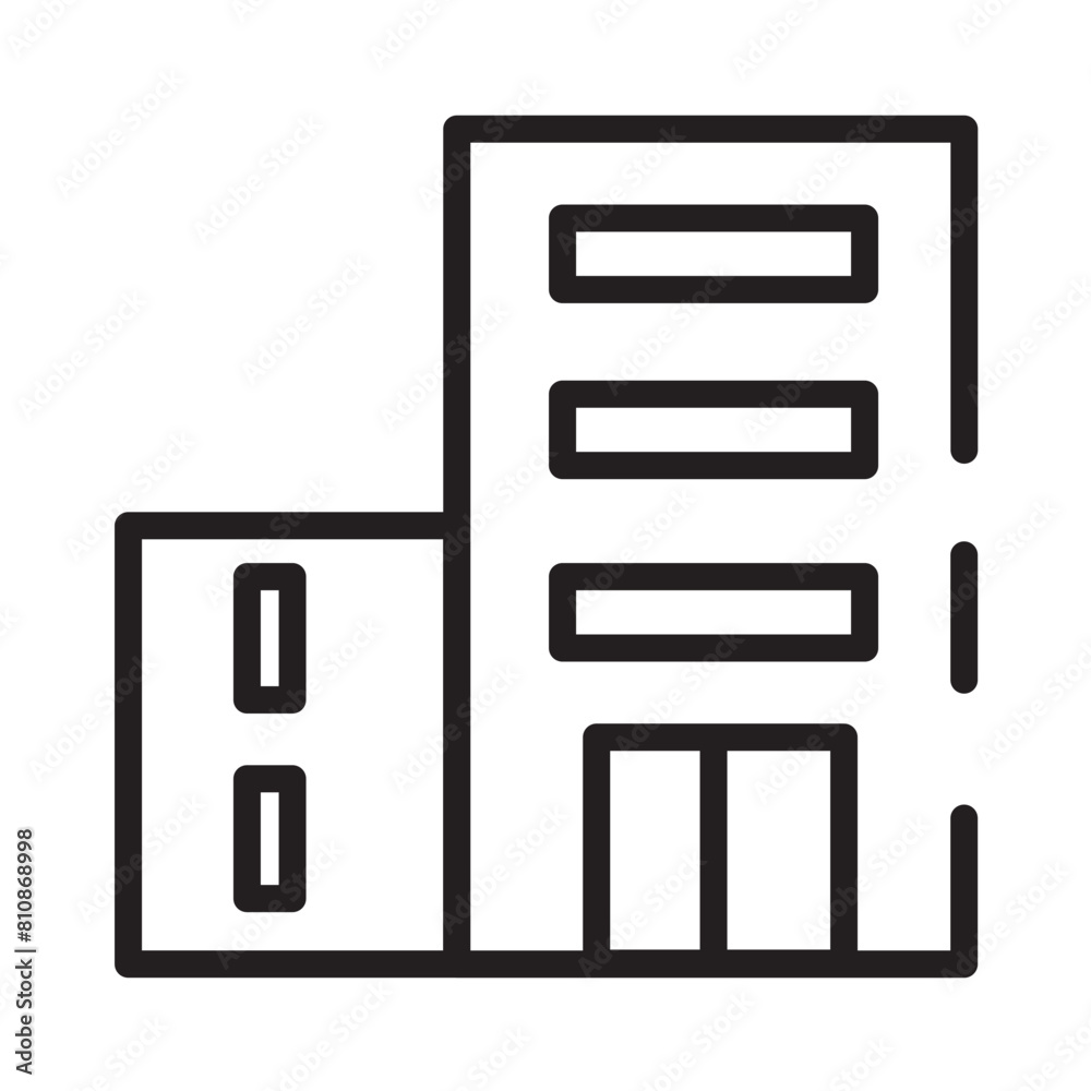 Office Work Job Line Icon Office Work Job Line Icon