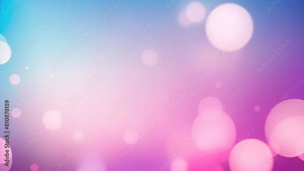 Brown blue and pink gradient bokeh abstract blur background
