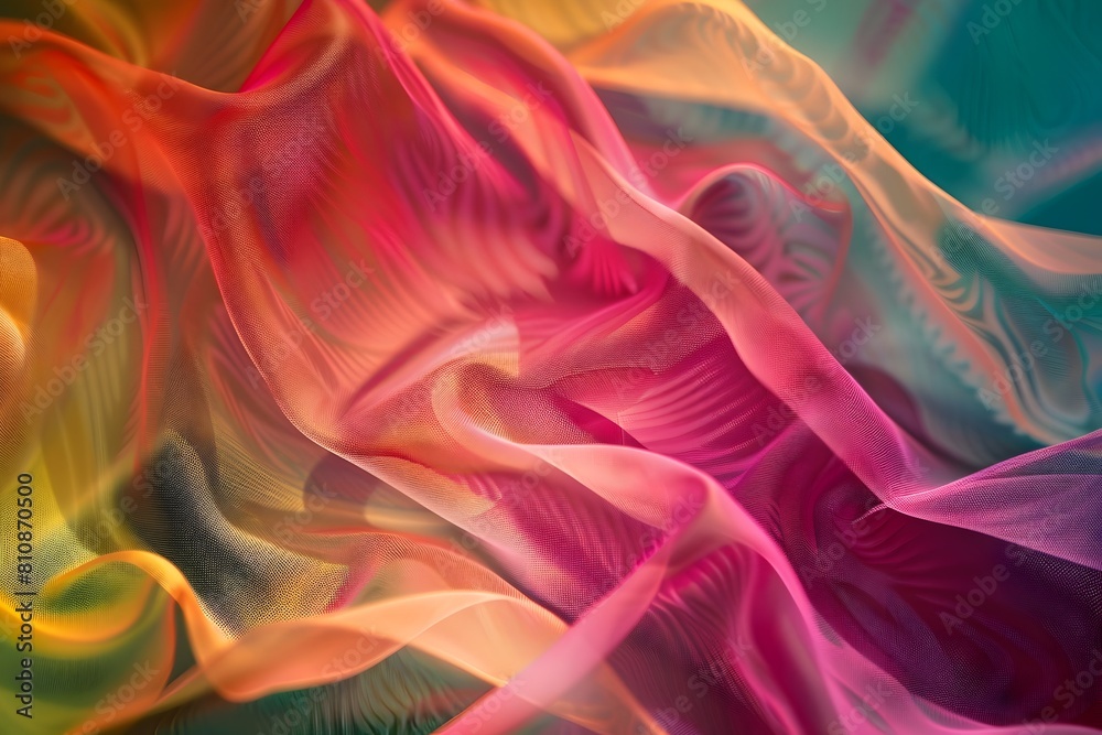 Vibrant abstract mesh background with dynamic flowing shapes and mesmerizing colors Vibrant abstract mesh background with dynamic flowing shapes and mesmerizing colors