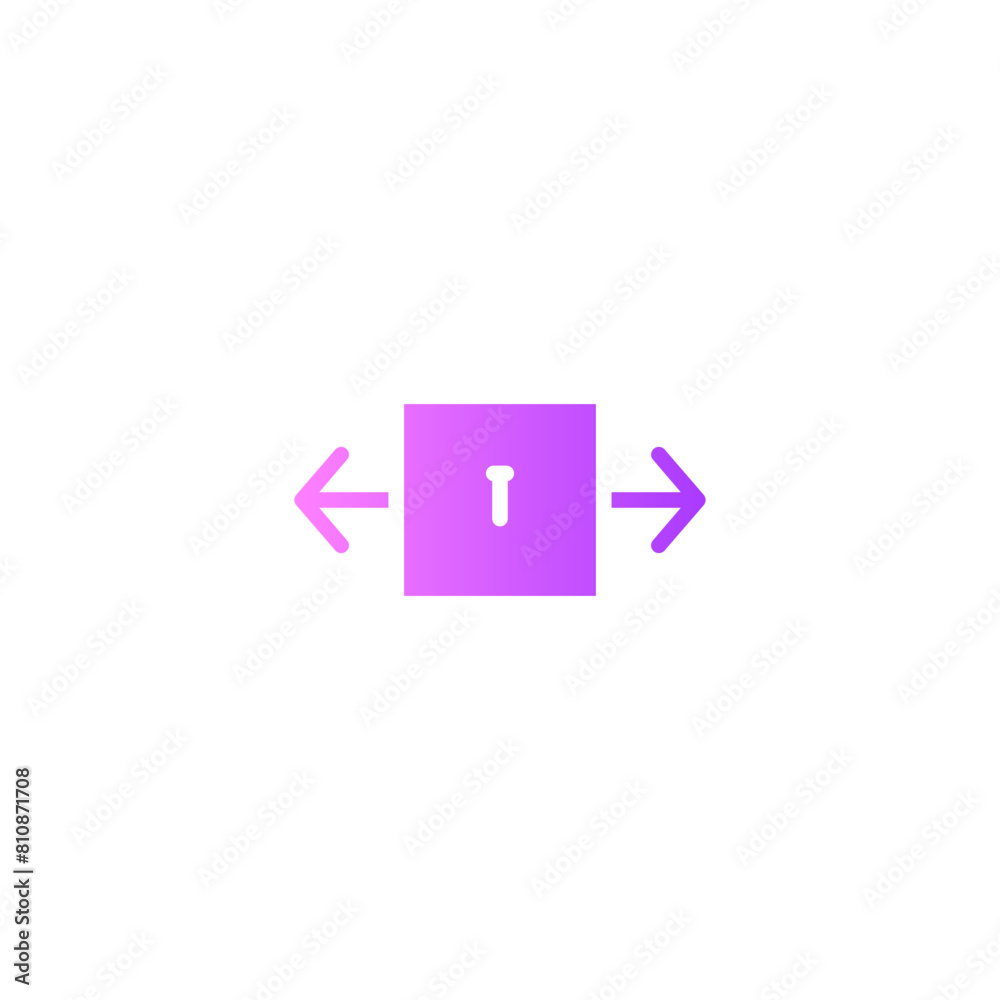 keyhole gradient icon keyhole gradient icon