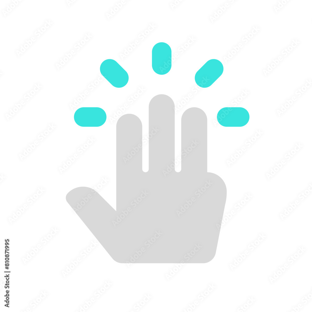 Editable three fingers tap vector icon. Part of a big icon set family. Perfect for web and app interfaces, presentations, infographics, etc Editable three fingers tap vector icon. Part of a big icon set family. Perfect for web and app interfaces, presentations, infographics, etc