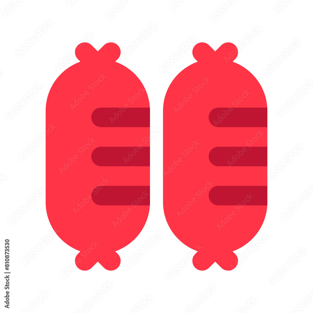 Editable sausages vector icon. Part of a big icon set family. Perfect for web and app interfaces, presentations, infographics, etc Editable sausages vector icon. Part of a big icon set family. Perfect for web and app interfaces, presentations, infographics, etc