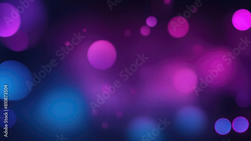 Black blue and pink gradient bokeh abstract blur background