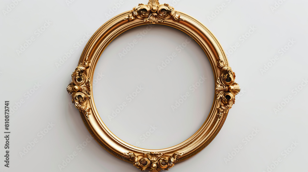 antique style golden bronze frame art design round frame isolated on white background copy space for text, cards, wallpapers, portraits, banners, abstract , decor , wall antique style golden bronze frame art design round frame isolated on white background copy space for text, cards, wallpapers, portraits, banners, abstract , decor , wall