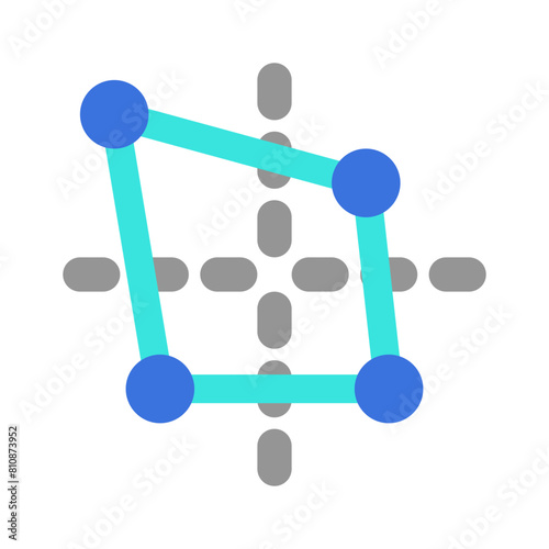 Editable graph vector icon. Part of a big icon set family. Perfect for web and app interfaces, presentations, infographics, etc
