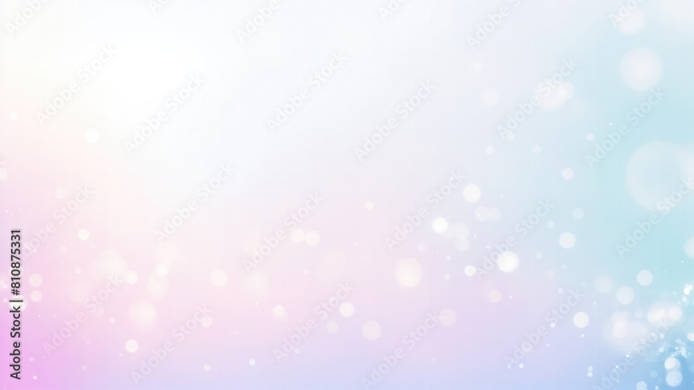 White blue and pink gradient bokeh abstract blur background