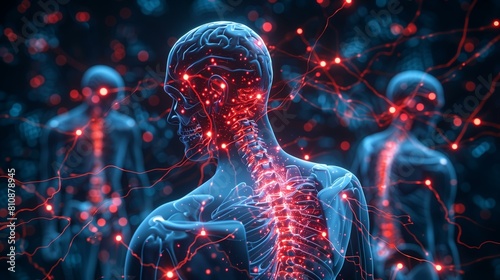 Painful nerve signals traveling body