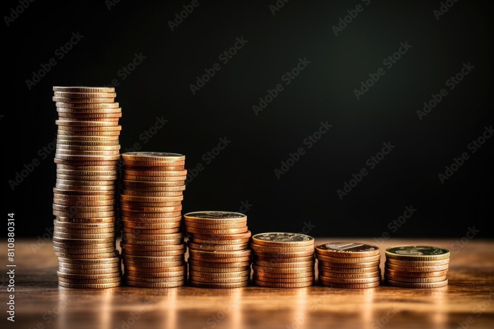 A Pile of Gold and Silver Coins