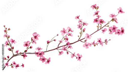 Delicate wax flower branch. Chamelaucium twig floral