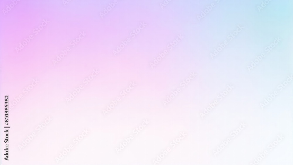 Blurred color gradient White, pink and blue grainy color gradient background