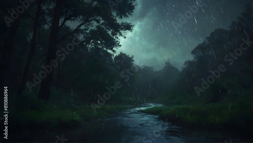 nature album cover, ambient music,rainy mood © Hataf