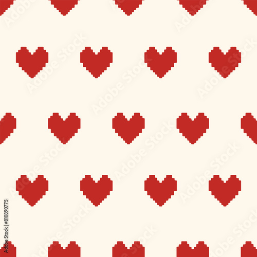 seamless pattern, love heart valentine art surface design for fabric scarf and decor
