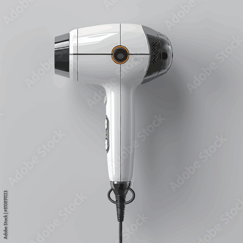 3d rendering of a hair dryer isolated on a white background