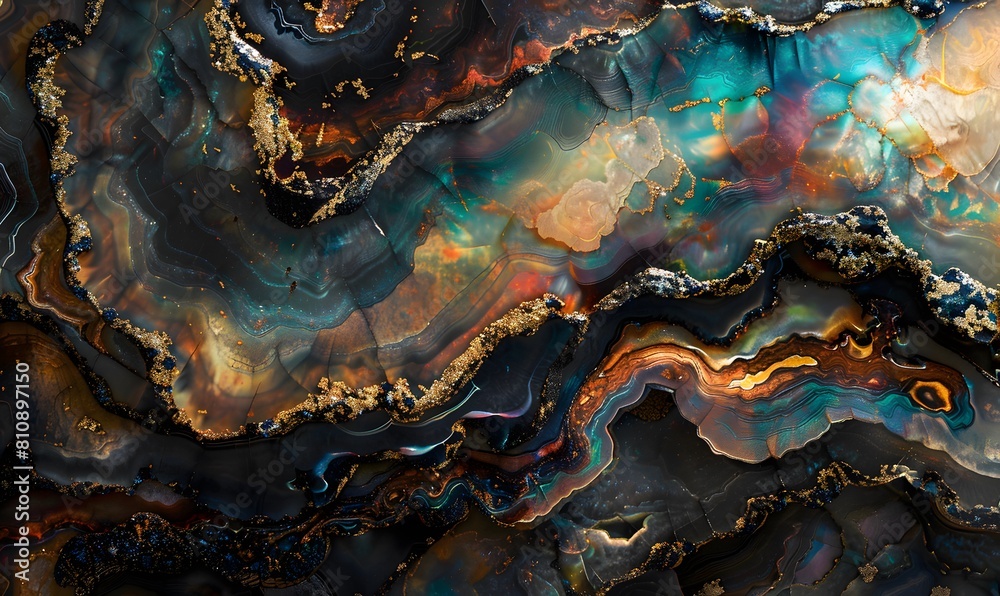 Obraz premium opal texture background, Generative AI