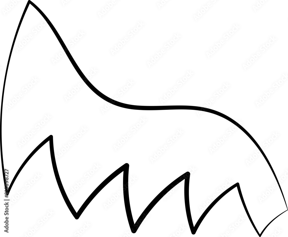 ink outline abstract