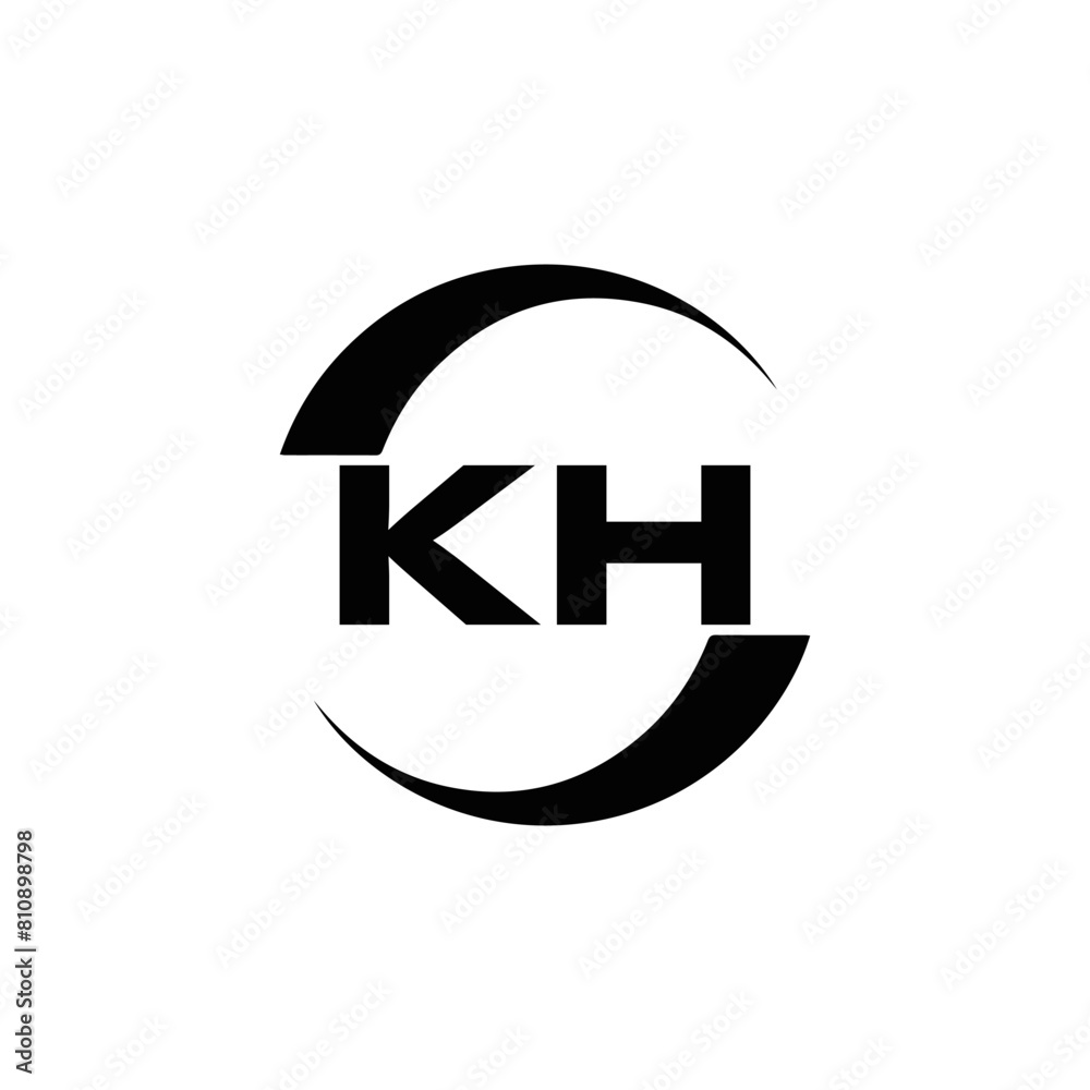 KH logo. K H design. White KH letter. KH, K H letter logo design. Initial letter KH linked circle uppercase monogram logo. KH logo. K H design. White KH letter. KH, K H letter logo design. Initial letter KH linked circle uppercase monogram logo.