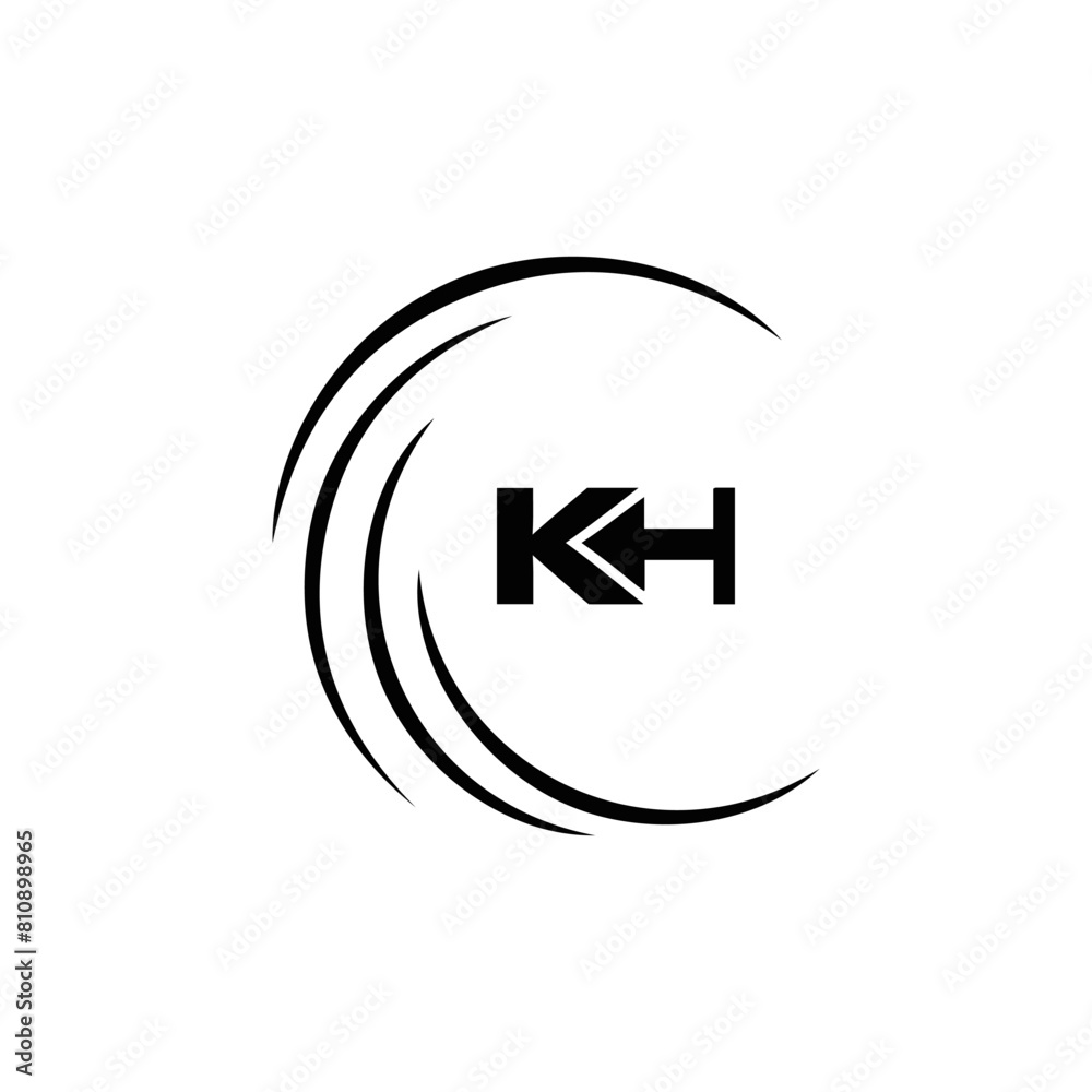 KH logo. K H design. White KH letter. KH, K H letter logo design. Initial letter KH linked circle uppercase monogram logo. KH logo. K H design. White KH letter. KH, K H letter logo design. Initial letter KH linked circle uppercase monogram logo.