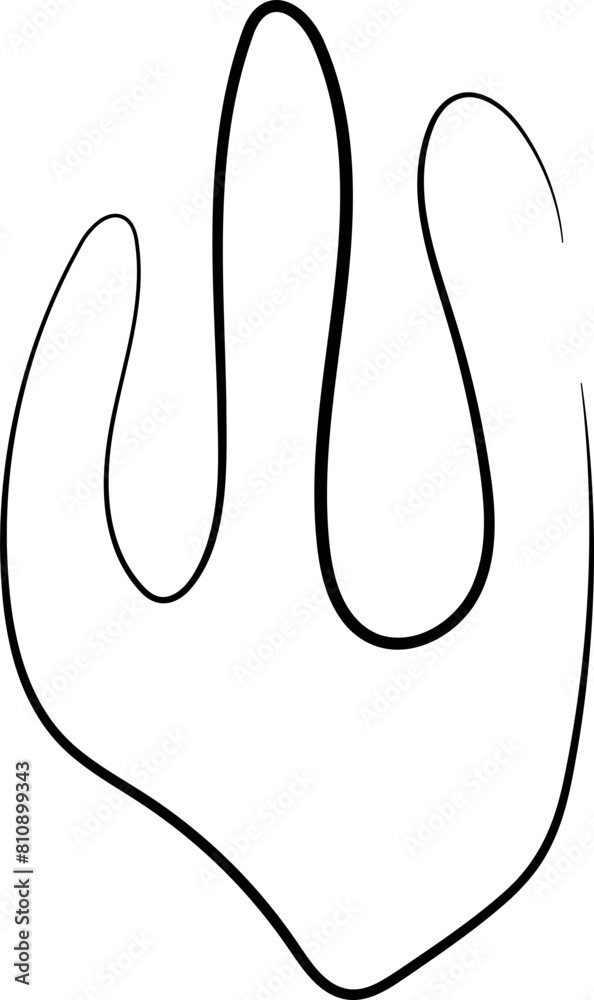 ink outline abstract ink outline abstract