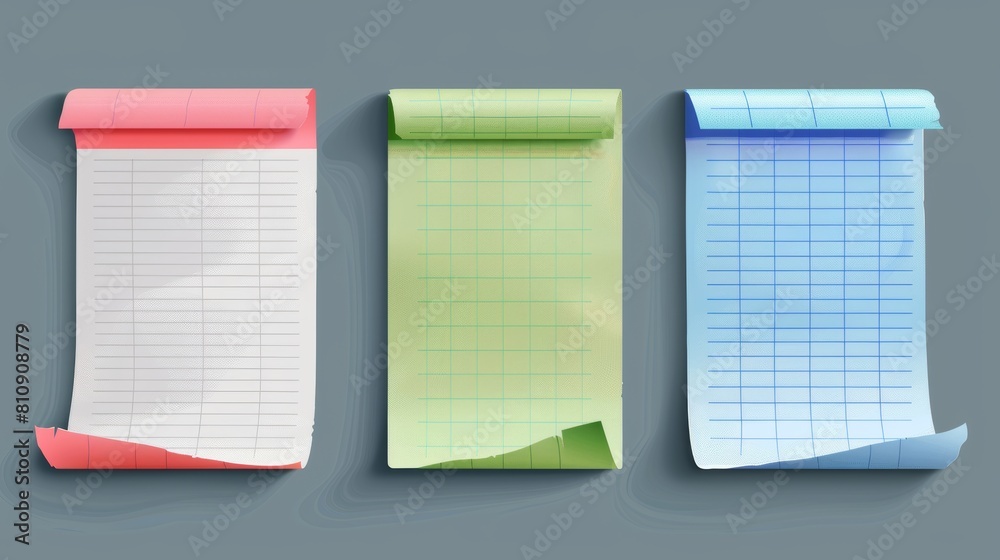 The receipts, checks, and invoices of customers in modern shops and ...