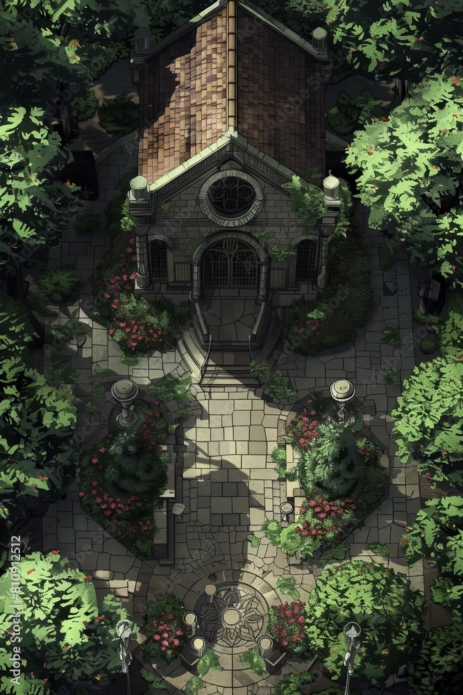 DnD Battlemap religious, spiritual, community, faith, worship, congregation DnD Battlemap religious, spiritual, community, faith, worship, congregation