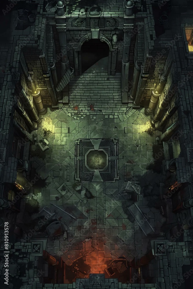DnD Battlemap horror, haunted, mystery, spooky, undead, cursed DnD Battlemap horror, haunted, mystery, spooky, undead, cursed