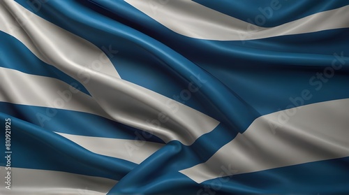  Abstract waving Greek Argentinian and Israeli flag iso  photo