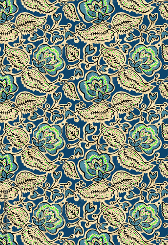 digital textile ornaments, motif, multi mixed patterns for textile Allover print.